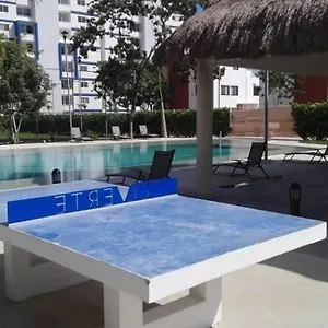 Exclusivo Piscina, Jaccuzi, Céntrico. Apartamento Cancún
